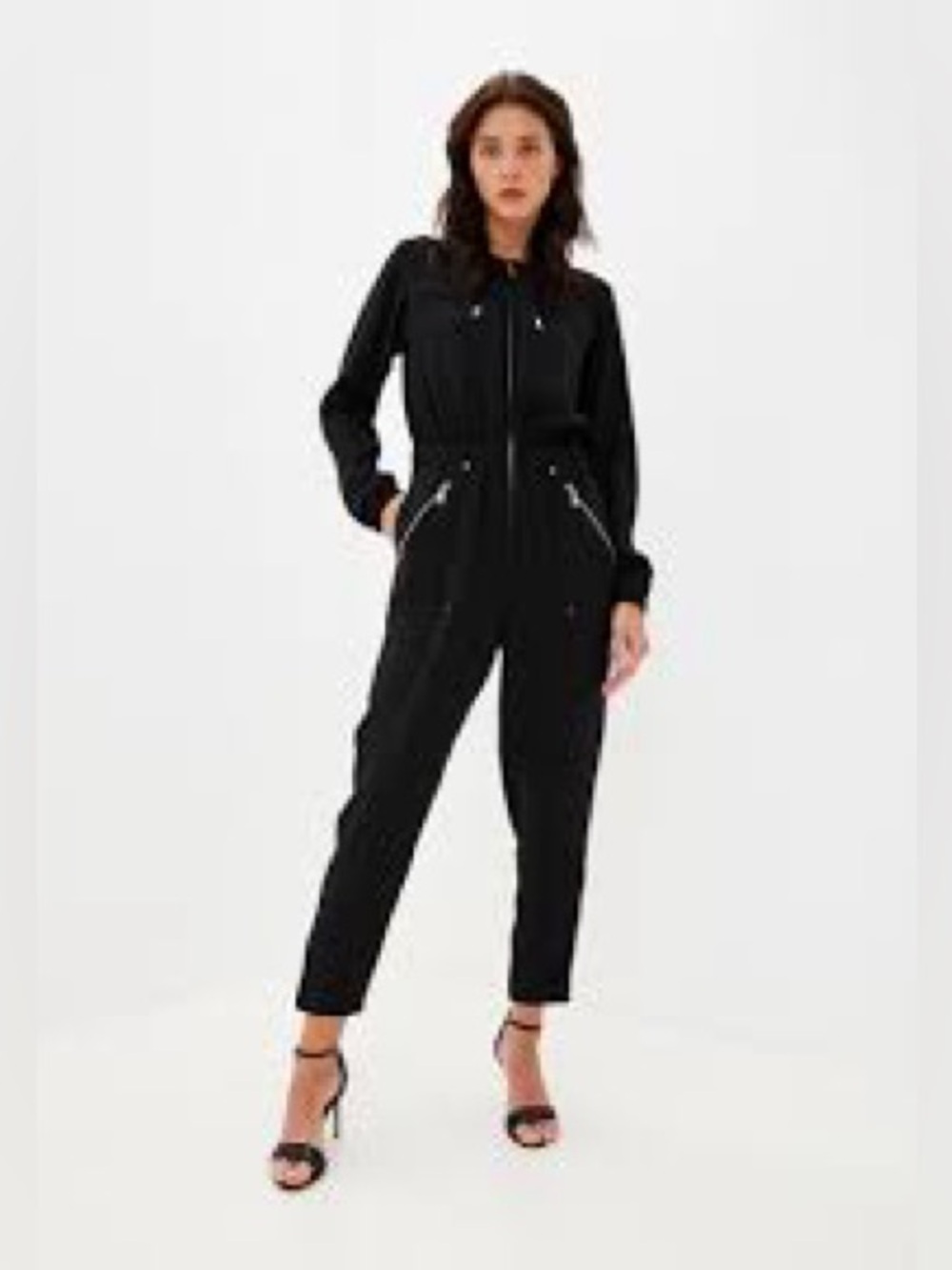 BNWT $295 MICHAEL KORS, black long sleeves jumpsuit!